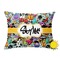 Graffiti Outdoor Throw Pillow (Rectangular) (Personalized)