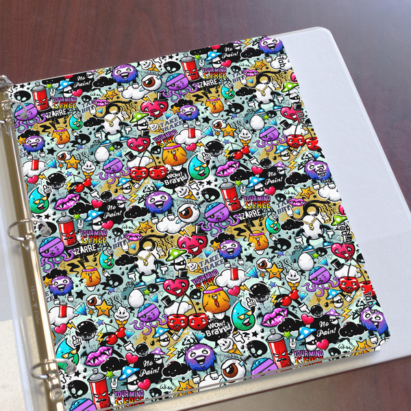 Graffiti Page Dividers - Set of 5 - In Context