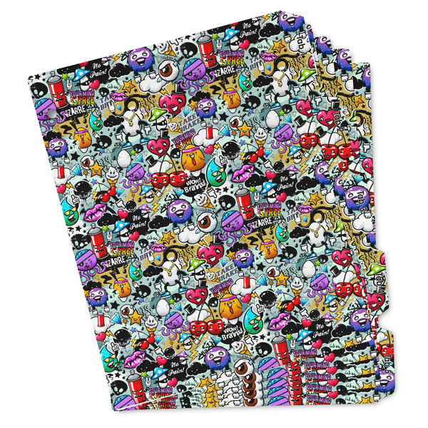 Custom Graffiti Binder Tab Divider Set (Personalized)