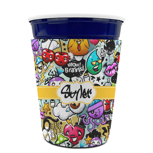 Graffiti Party Cup Sleeves - without bottom - FRONT (on cup)