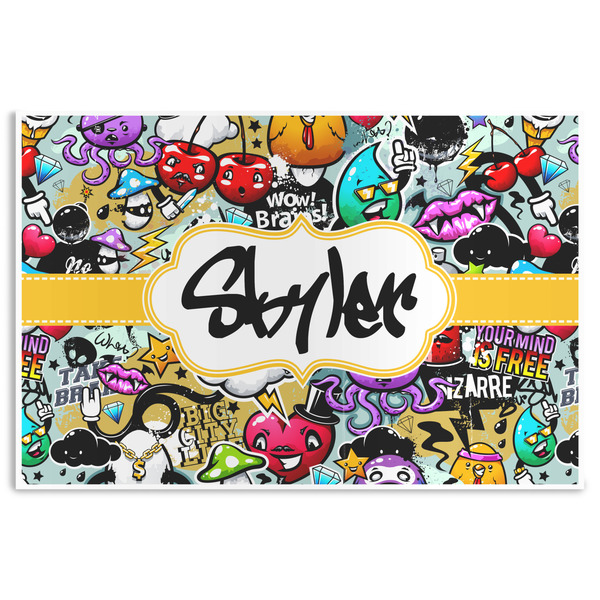 Custom Graffiti Disposable Paper Placemats (Personalized)