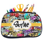 Graffiti Neoprene Pencil Case - Medium w/ Name or Text
