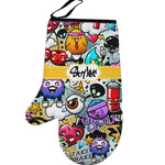 Graffiti Left Oven Mitt (Personalized)