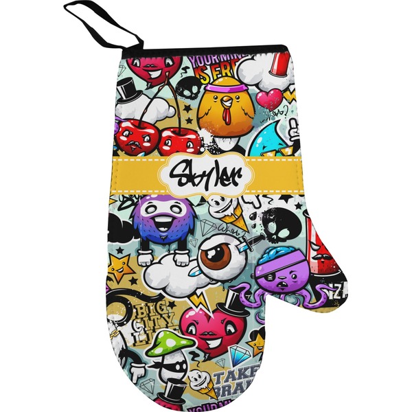 Graffiti Personalized Oven Mitt
