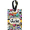 Graffiti Plastic Luggage Tag - Rectangular w/ Name or Text