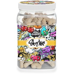 Graffiti Dog Treat Jar (Personalized)