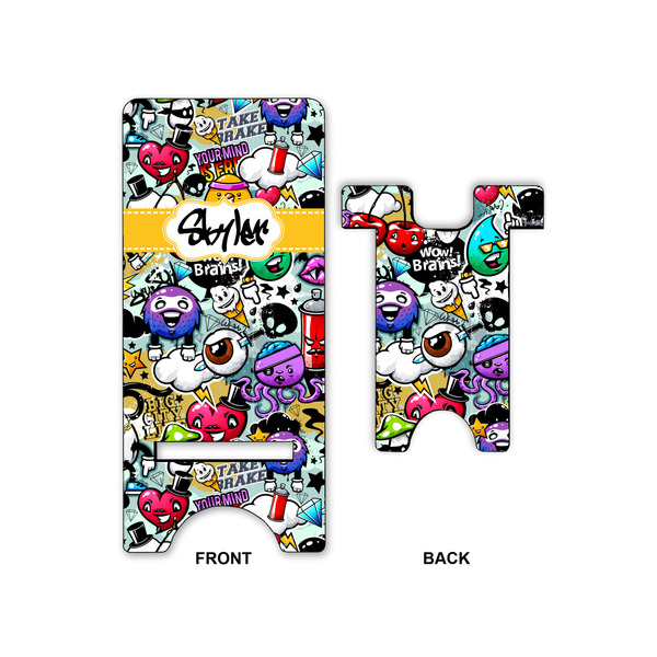 Graffiti Phone Stand - Front & Back