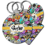 Graffiti Plastic Keychain (Personalized)
