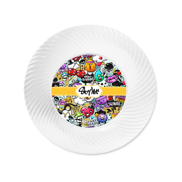 Graffiti Plastic Party Appetizer & Dessert Plates - Approval