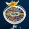 Graffiti Printed Drink Topper - Large - In Context