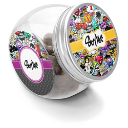 Graffiti Puppy Treat Jar (Personalized)