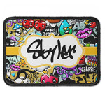 Graffiti Iron On Rectangle Patch w/ Name or Text