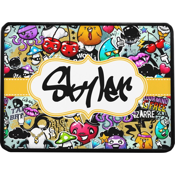 Graffiti Rectangular Trailer Hitch Cover (Personalized)