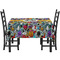 Graffiti Rectangular Tablecloths - Side View