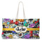 Graffiti Large Tote Bag with Rope Handles (Personalized)