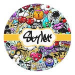 Graffiti Round Decal - Medium (Personalized)