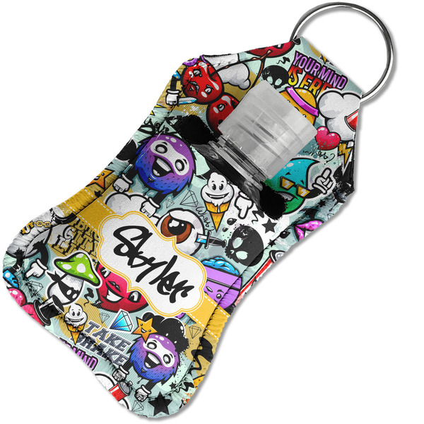 Graffiti Sanitizer Holder Keychain - Small in Case