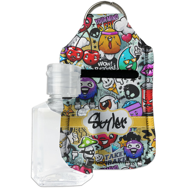 Custom Graffiti Hand Sanitizer & Keychain Holder (Personalized)