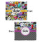 Graffiti Security Blanket - Front & Back View