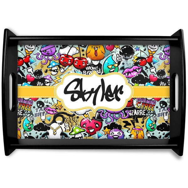 Custom Graffiti Wooden Tray (Personalized)