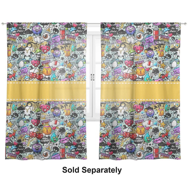Graffiti Sheer Curtains