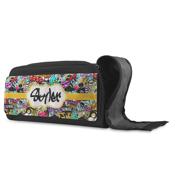 Graffiti Shoe Bags - ANGLE (Open)