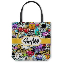 Graffiti Canvas Tote Bag (Personalized)