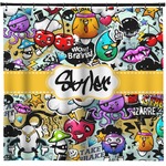 Graffiti Shower Curtain - Custom Size (Personalized)