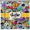 Graffiti Shower Curtain (Personalized)