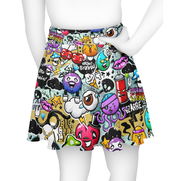 Graffiti Skater Skirt - Back