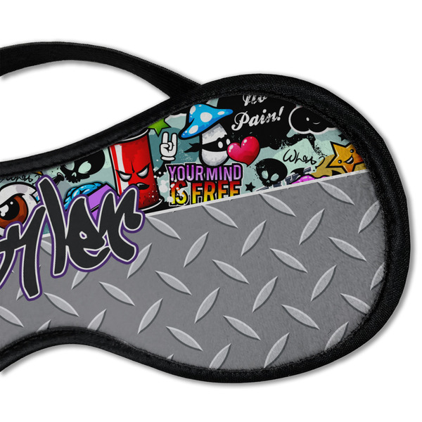 Graffiti Sleeping Eye Mask - DETAIL Large