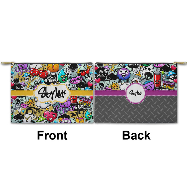 Graffiti Small Zipper Pouch Approval (Front and Back)