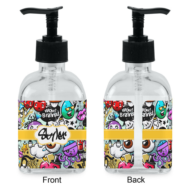 Graffiti Glass Soap/Lotion Dispenser - Approval
