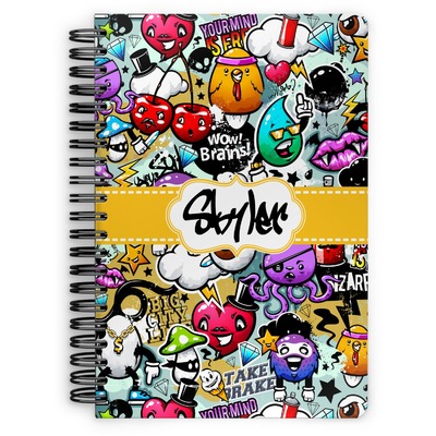 Graffiti Spiral Notebook (Personalized)