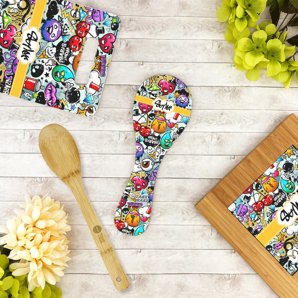 Graffiti Spoon Rest Trivet - LIFESTYLE