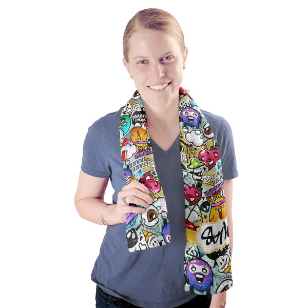 Graffiti Sport Towel - Exercise use - Model