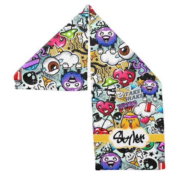 Graffiti Sports Towel Folded - Both Sides Showing