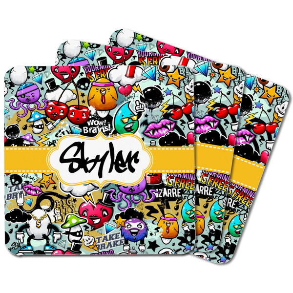 Graffiti Square Fridge Magnet - MAIN