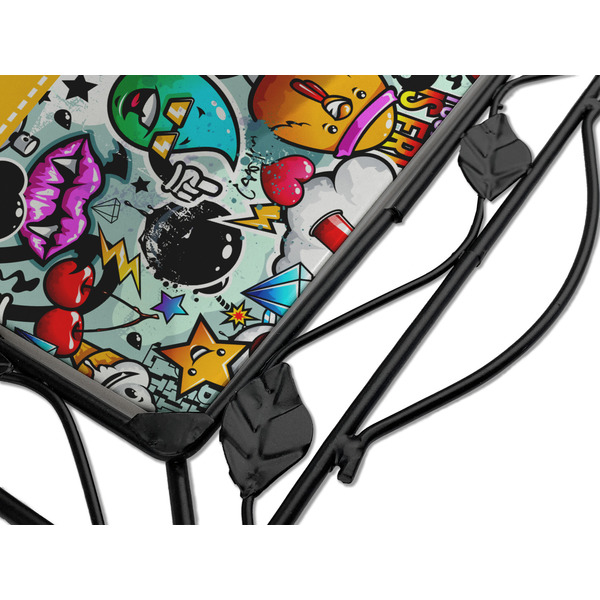 Graffiti Square Trivet - Detail