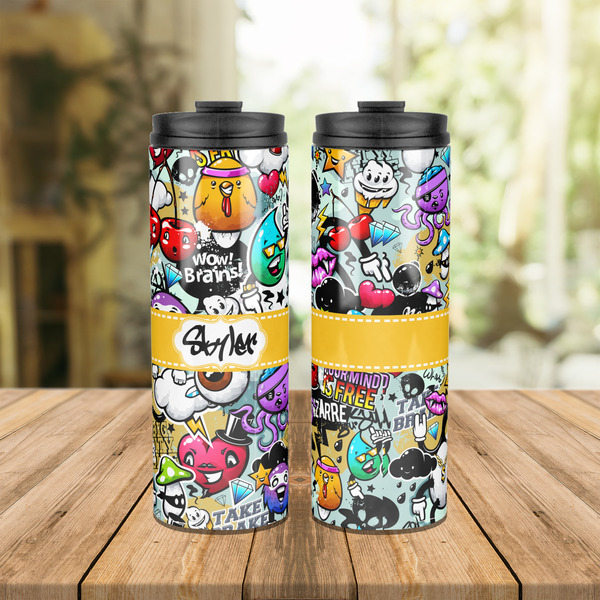 Graffiti Stainless Steel Tumbler - Lifestyle
