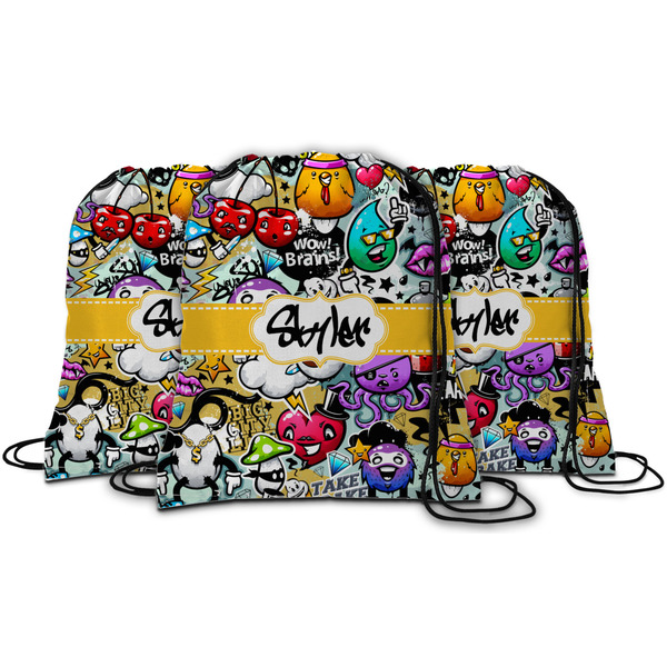 Graffiti String Backpack - MAIN