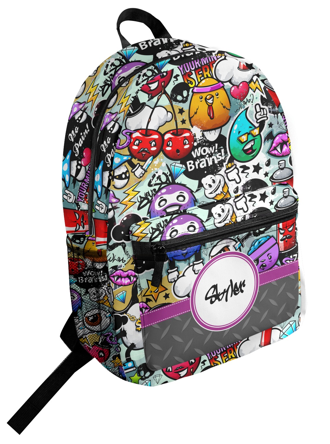 Graffiti Design Custom Student Backpack