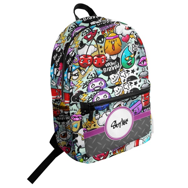 Custom Graffiti Student Backpack (Personalized)