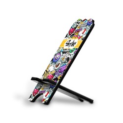 Graffiti Stylized Cell Phone Stand - Small w/ Name or Text