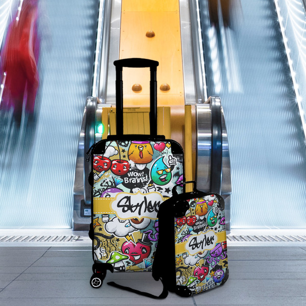 Graffiti Suitcase Set 4 - IN CONTEXT