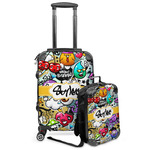Graffiti Kids 2-Piece Luggage Set - Suitcase & Backpack (Personalized)