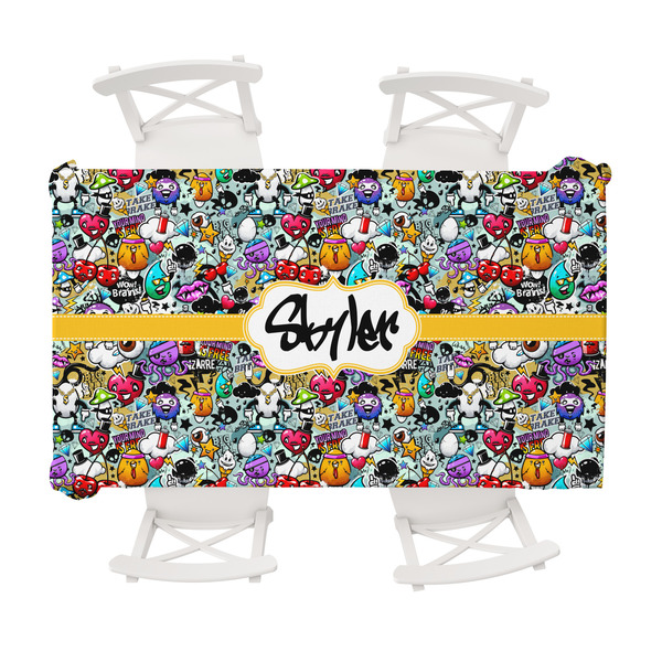 Custom Graffiti Tablecloth - 58"x102" (Personalized)