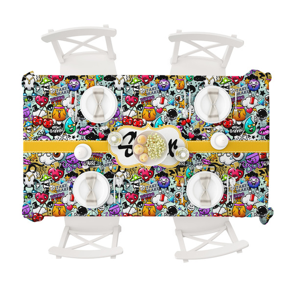 Graffiti Tablecloths (58"x102") - TOP VIEW