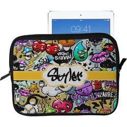 Graffiti Tablet Case / Sleeve - Large (Personalized)