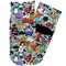 Graffiti Toddler Ankle Socks - Single Pair - Front and Back